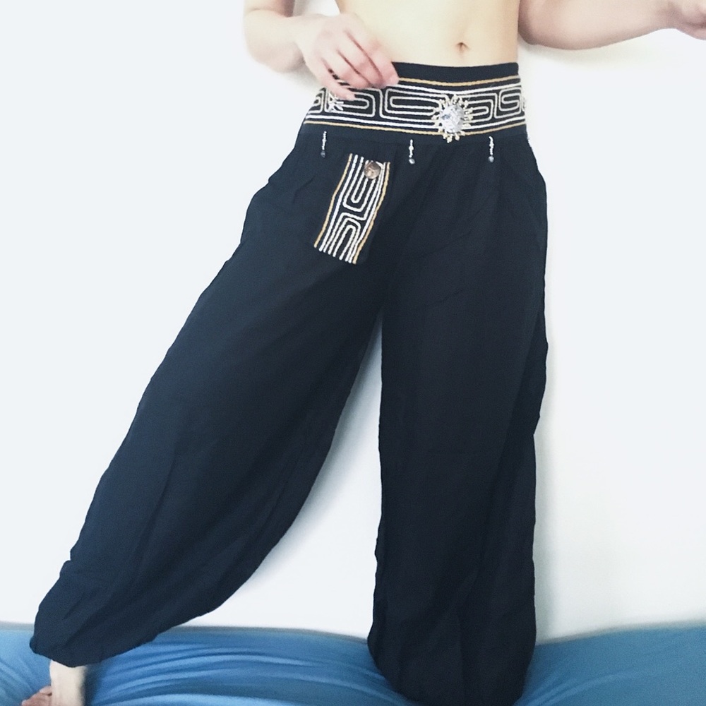 Authentic Beaded Pants from Cambodia